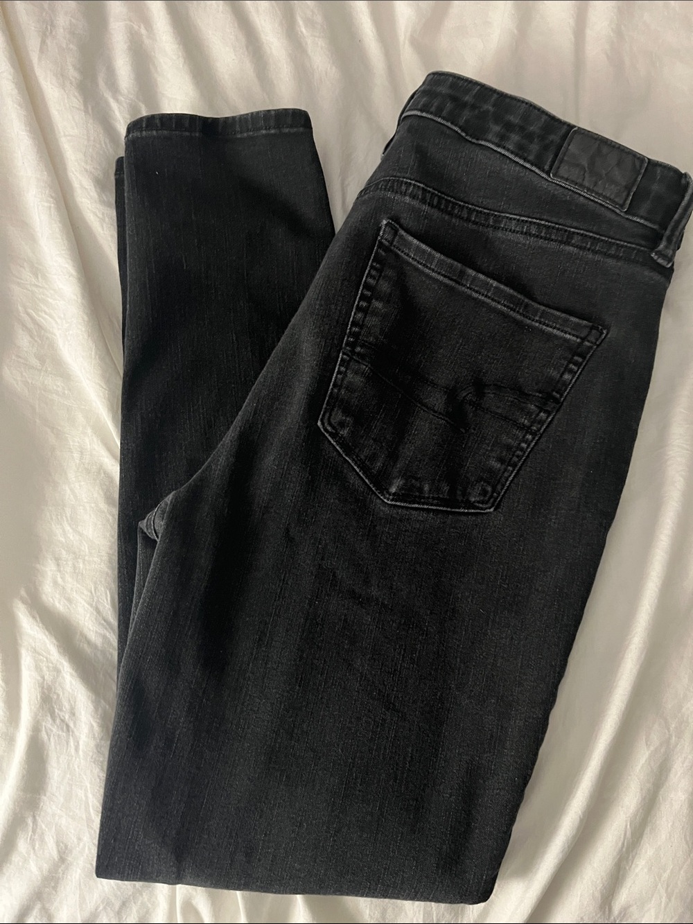 American Eagle Black Super Hi Rise Jegging Jeans 12s